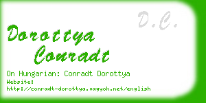 dorottya conradt business card